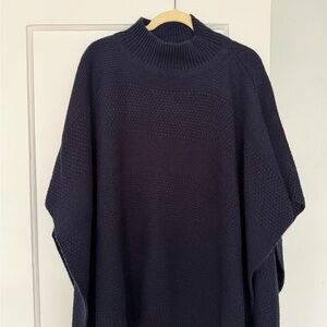 Ann Taylor Navy Women's Poncho